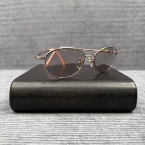 Seiko Titanium Eyeglasses Rose Gold Oval Frames T0143 53-17-140 Made in Japan